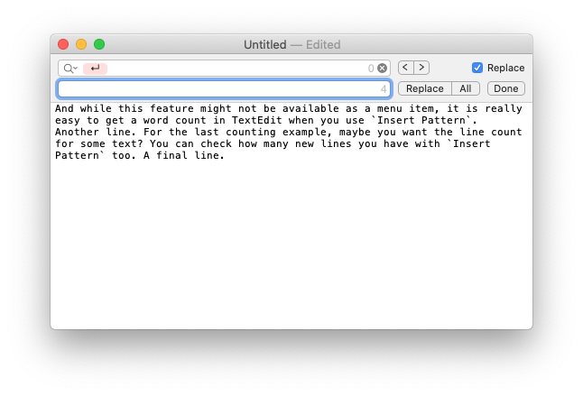textedit-patterns-word-count-character-count-finding-and-replacing-codemzy-s-blog